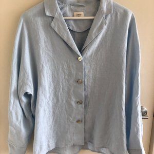 NWOT Aritzia Wilfred Free Linen Button-Down